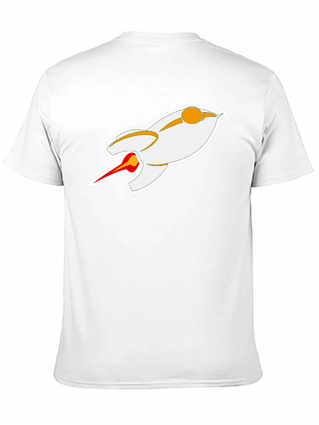 Futuristic Rocket T-Shirt - Sci-Fi Style
