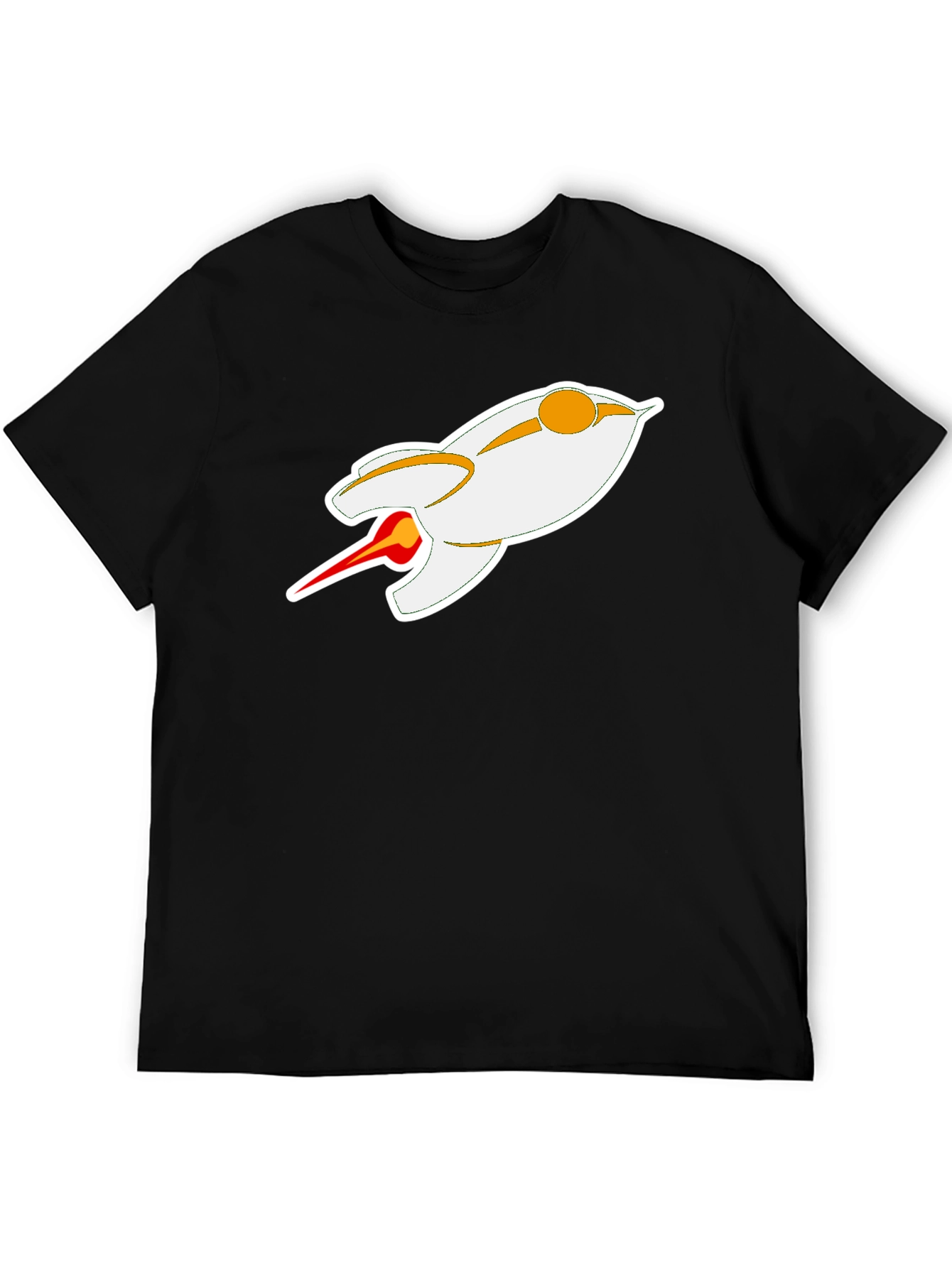Futuristic Rocket T-Shirt - Sci-Fi Style