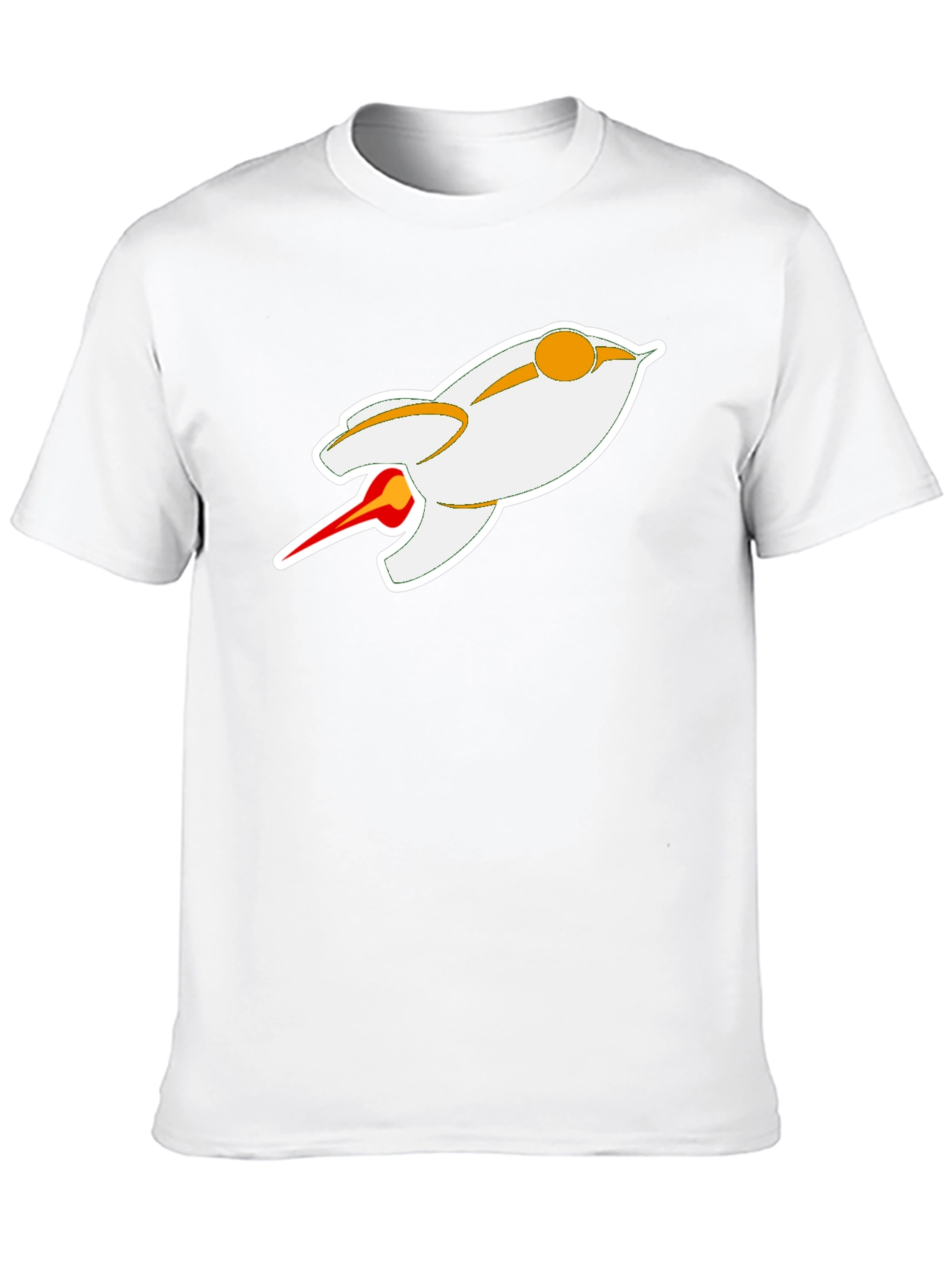 Futuristic Rocket T-Shirt - Sci-Fi Style