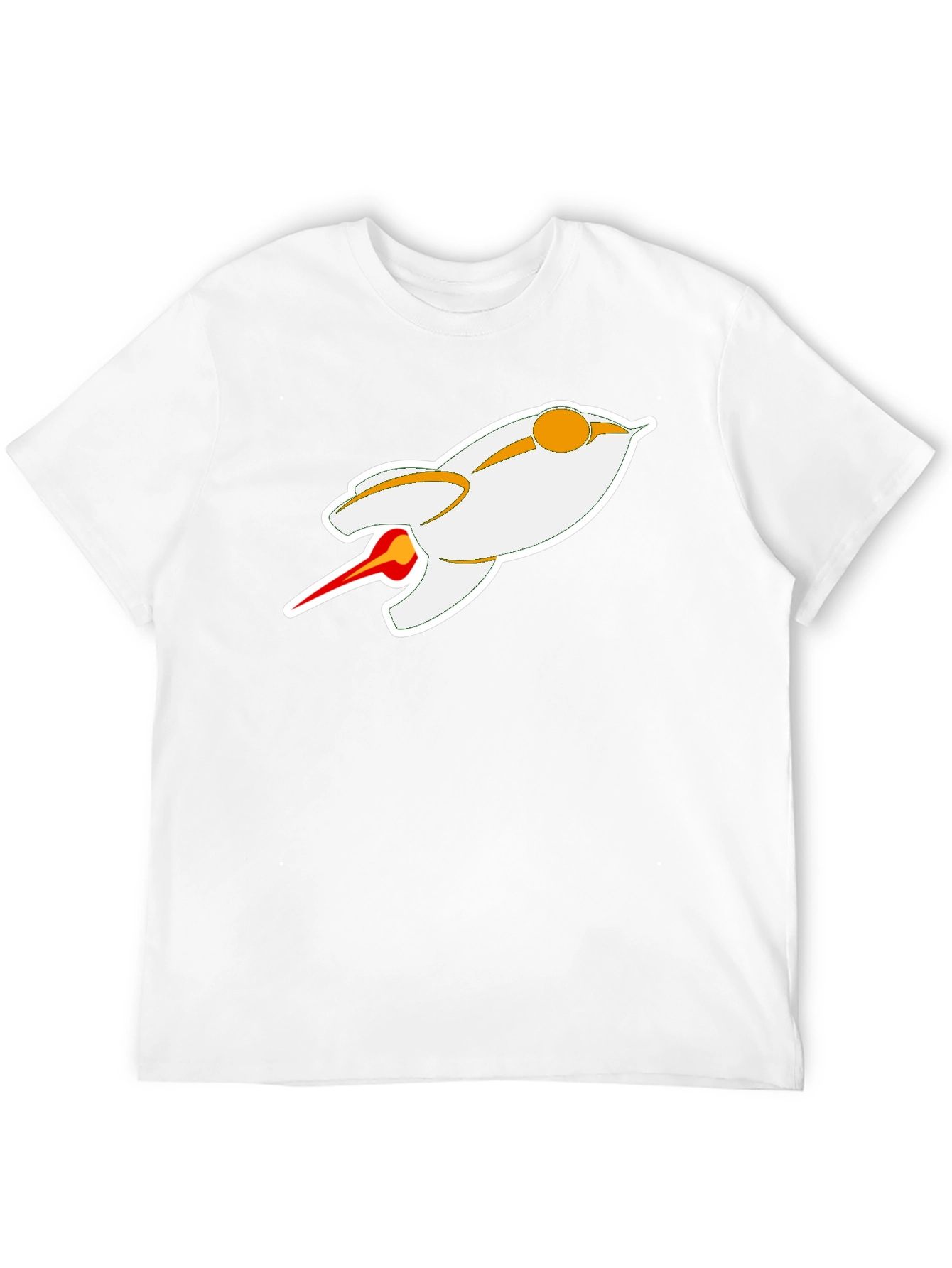 Futuristic Rocket T-Shirt - Sci-Fi Style