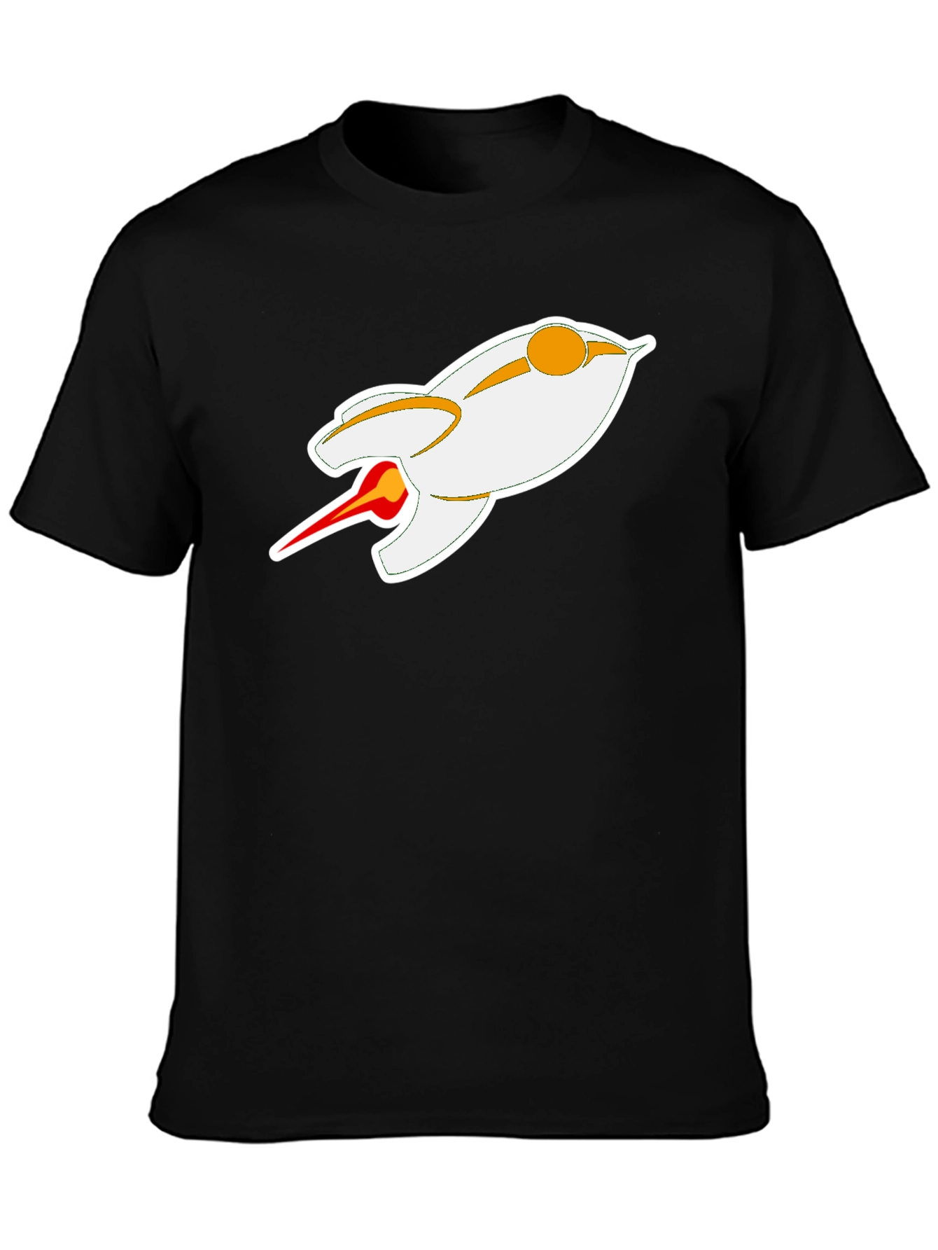 Futuristic Rocket T-Shirt - Sci-Fi Style