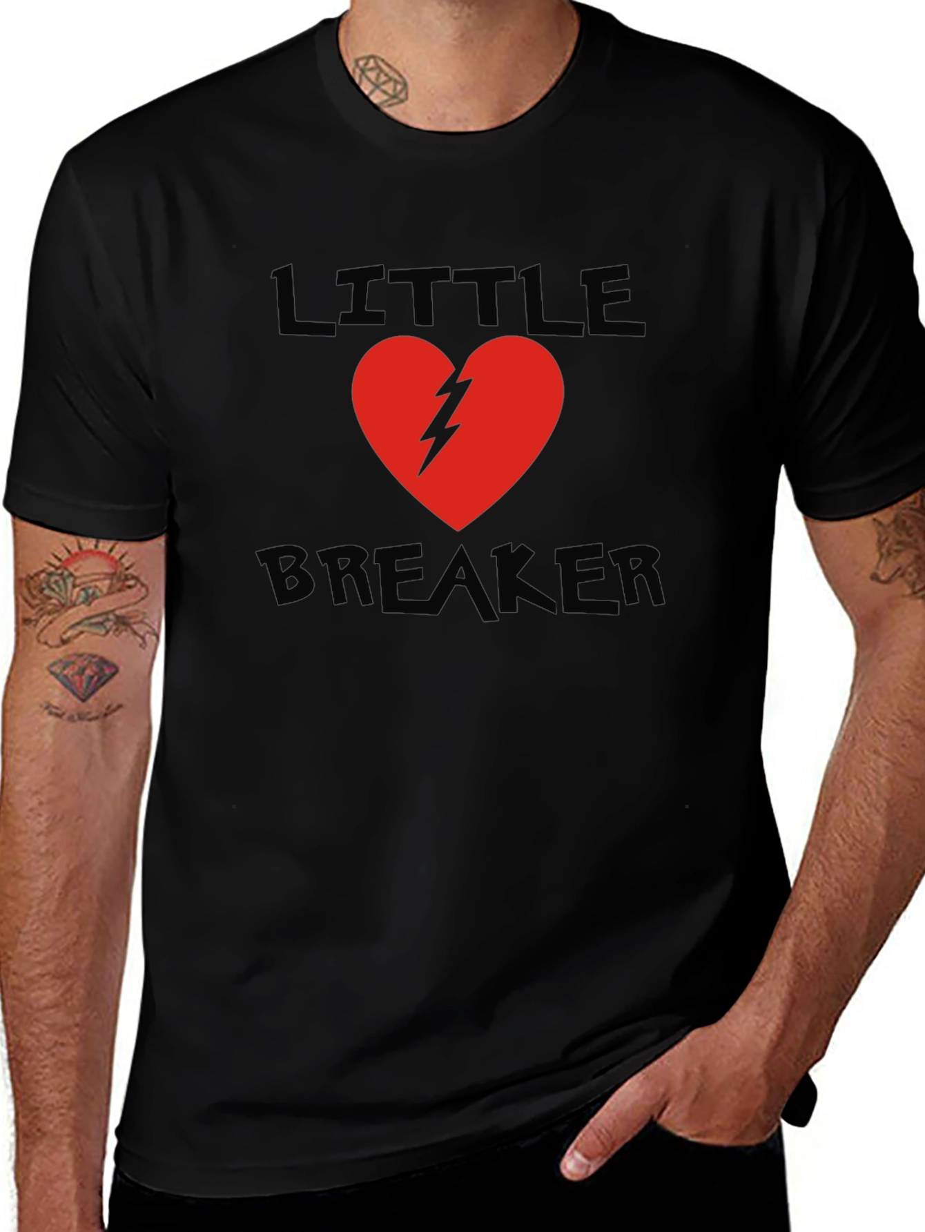 Little Heart Breaker Graphic T-Shirt