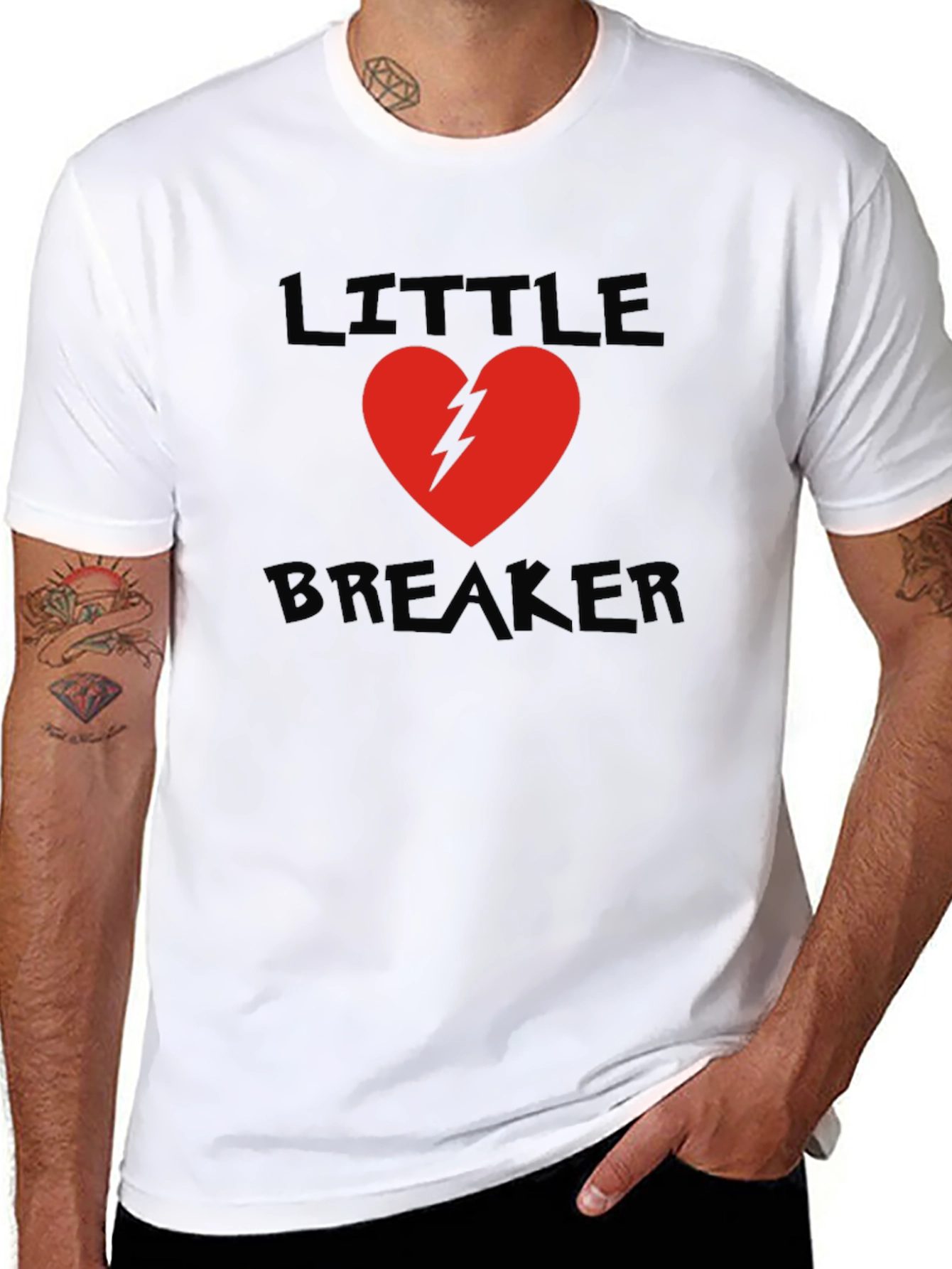Little Heart Breaker Graphic T-Shirt