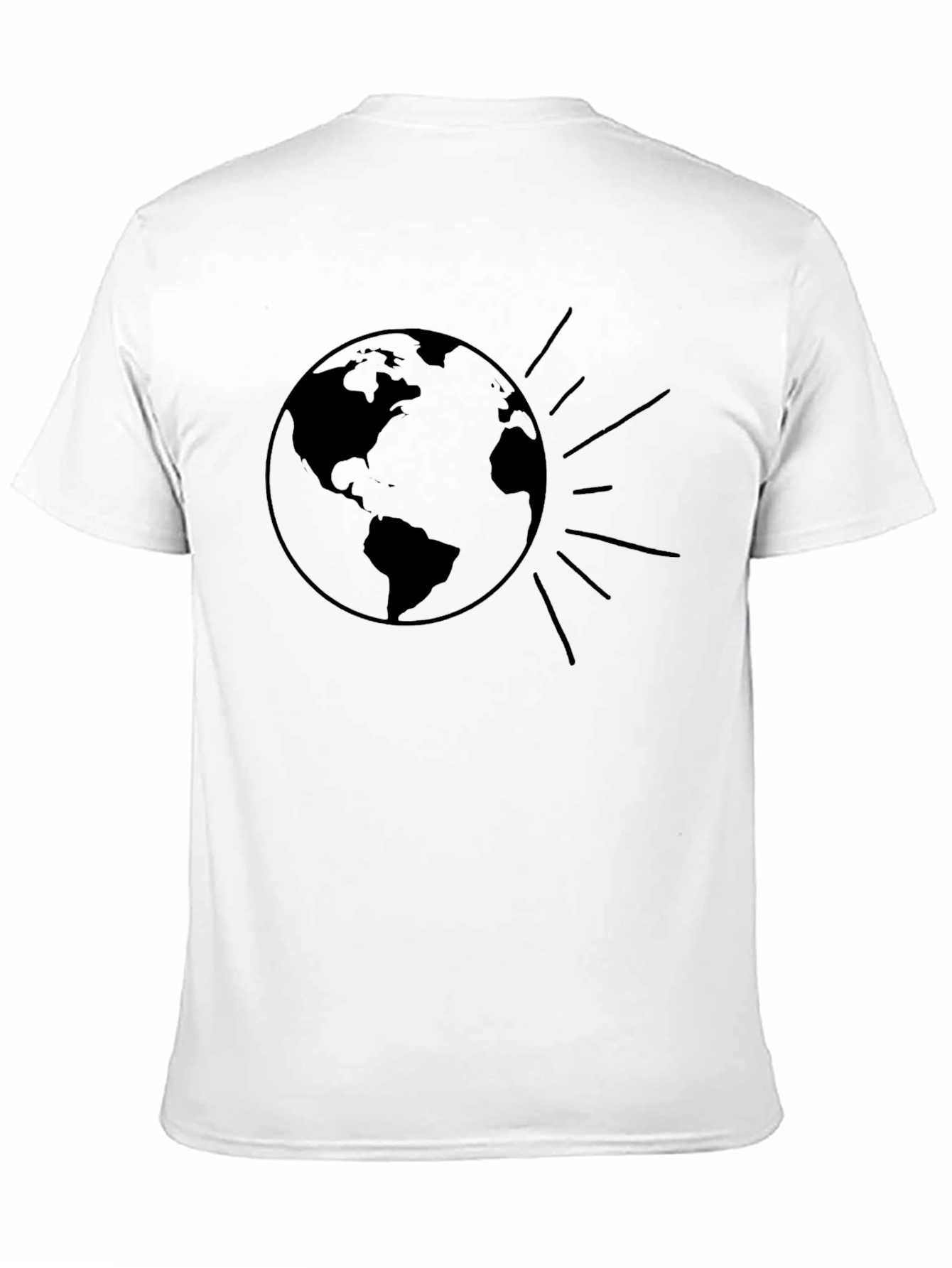 Earth Graphic Tee - Unisex Black T-Shirt