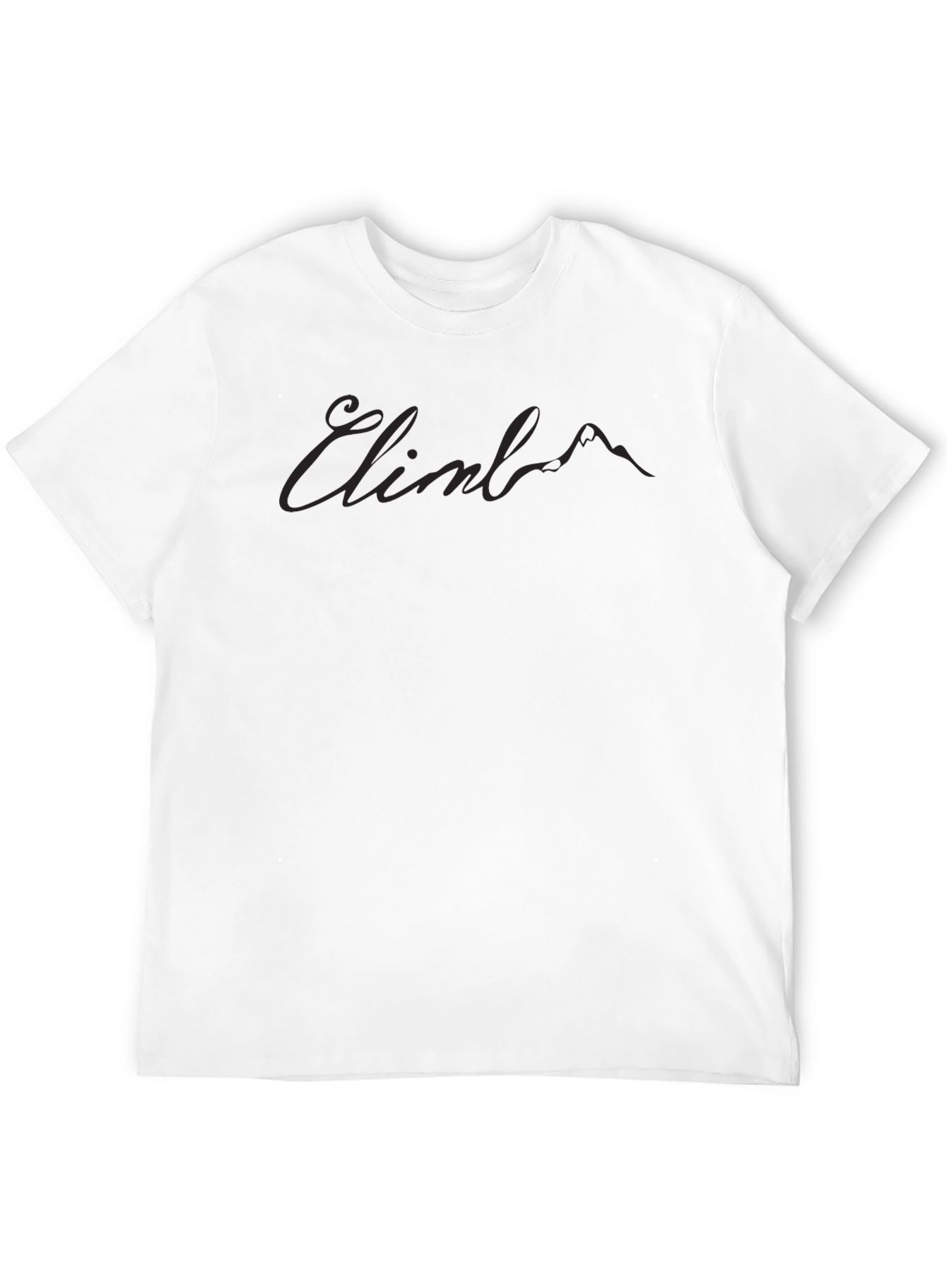Climb Mountain Graphic T-Shirt - Black