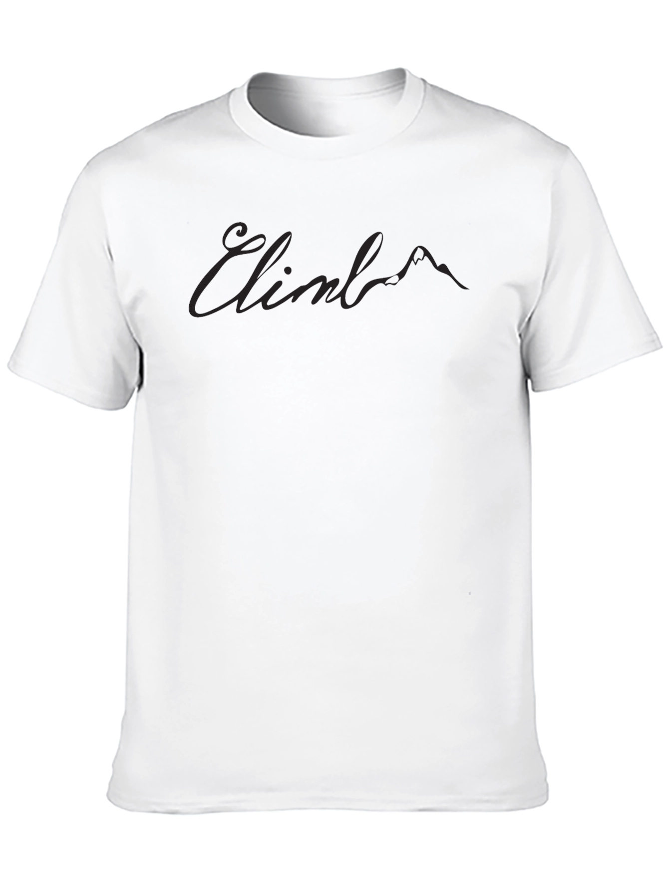 Climb Mountain Graphic T-Shirt - Black