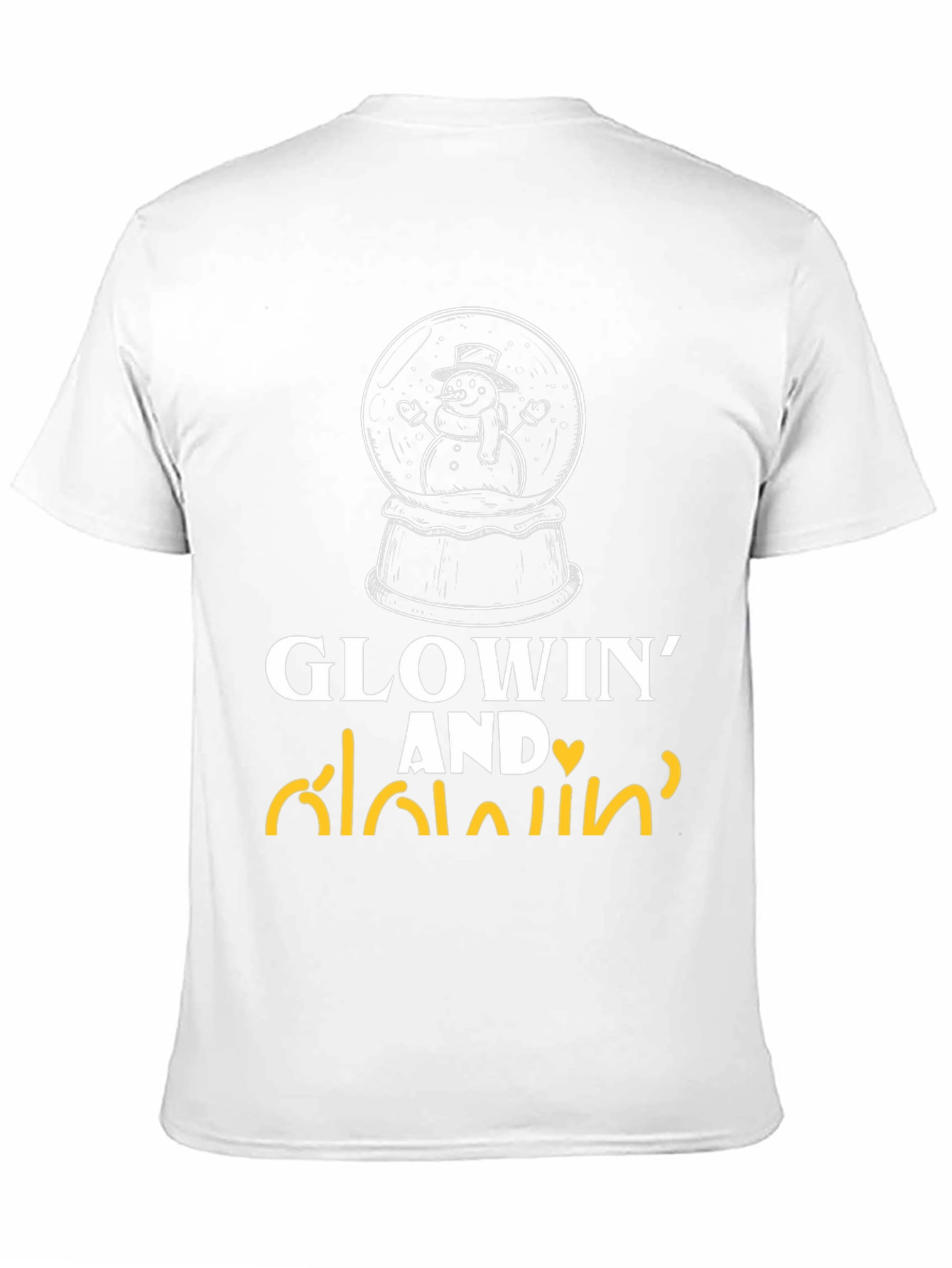 Glowin and Lovin T-Shirt - Snowman Design