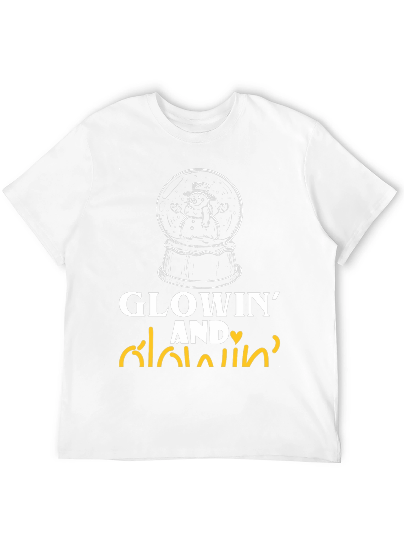 Glowin and Lovin T-Shirt - Snowman Design