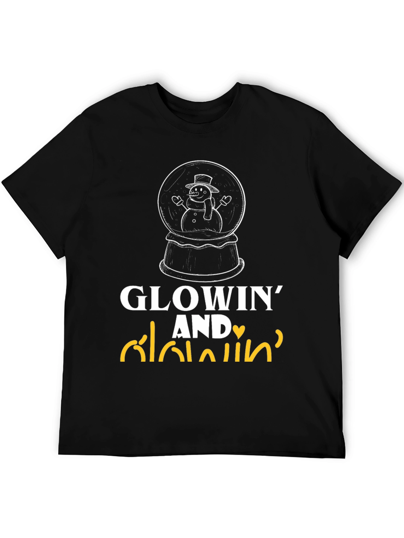 Glowin and Lovin T-Shirt - Snowman Design