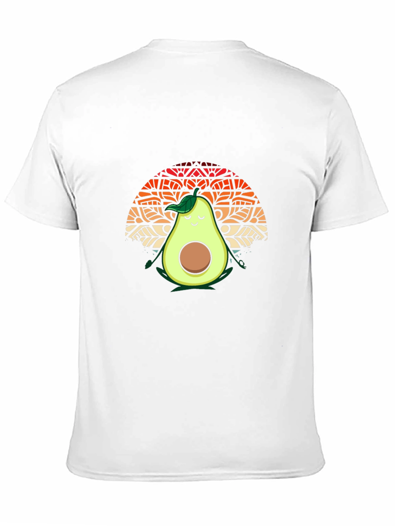 Avocado Meditation T-Shirt - Yoga Fruit Tee