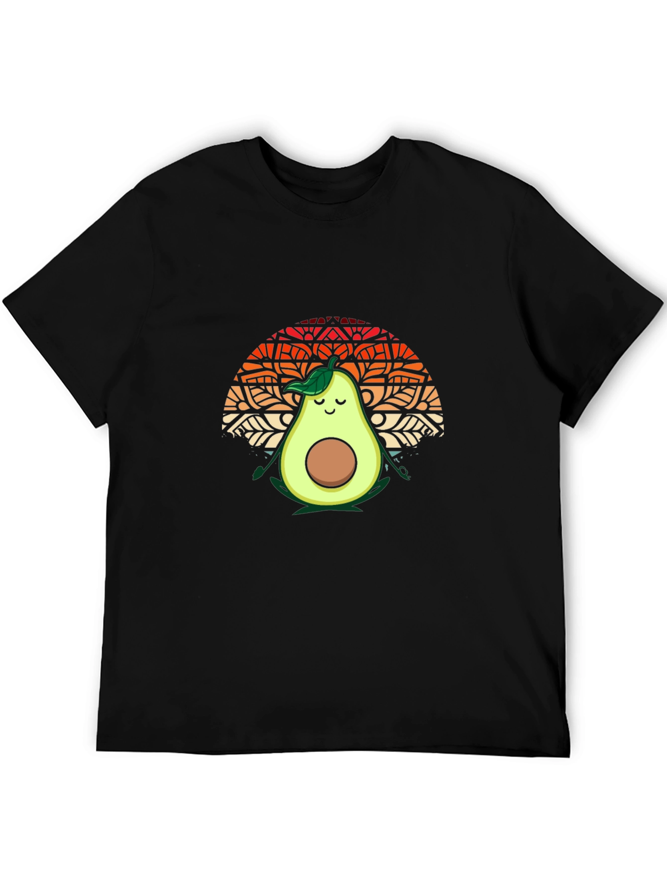 Avocado Meditation T-Shirt - Yoga Fruit Tee