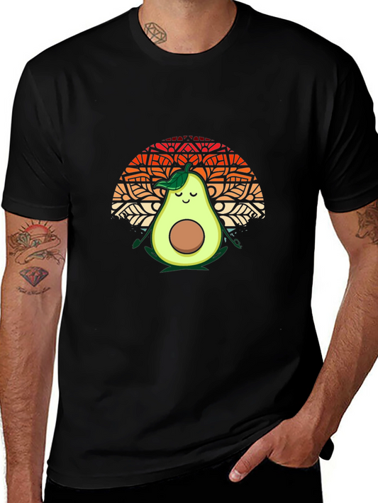Avocado Meditation T-Shirt - Yoga Fruit Tee