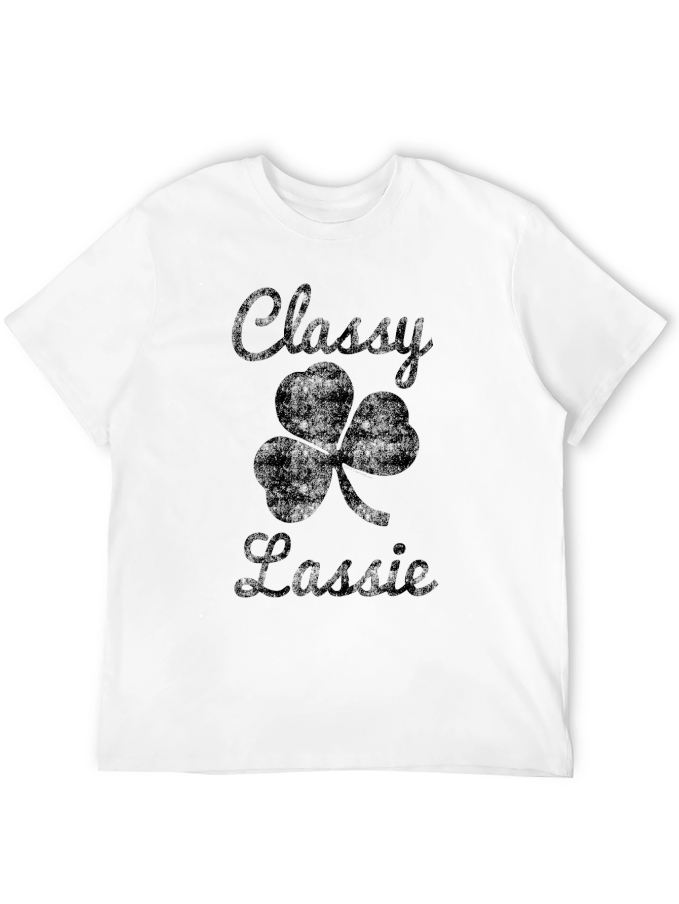 Classy Lassie Shamrock Graphic T-Shirt
