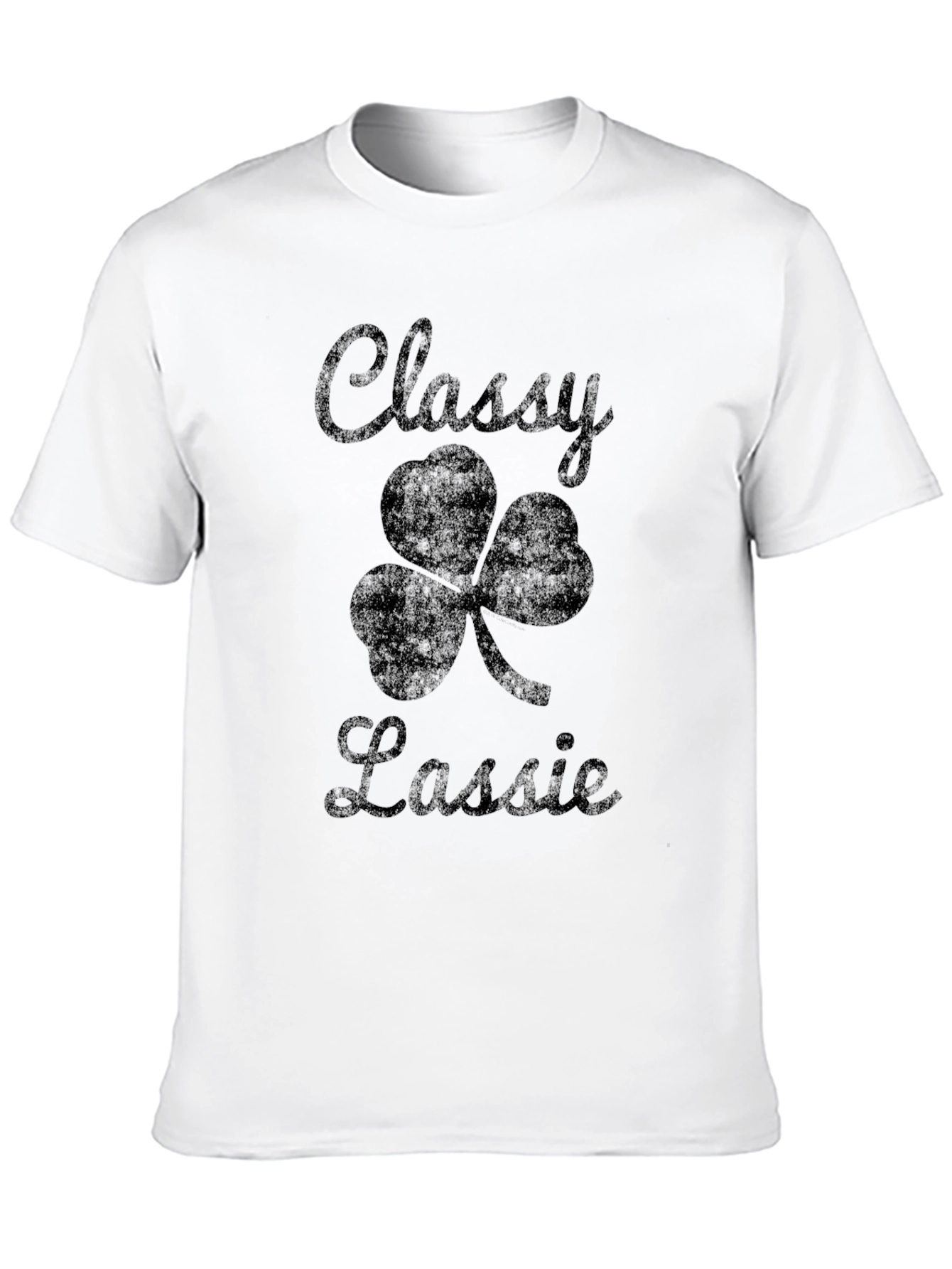 Classy Lassie Shamrock Graphic T-Shirt