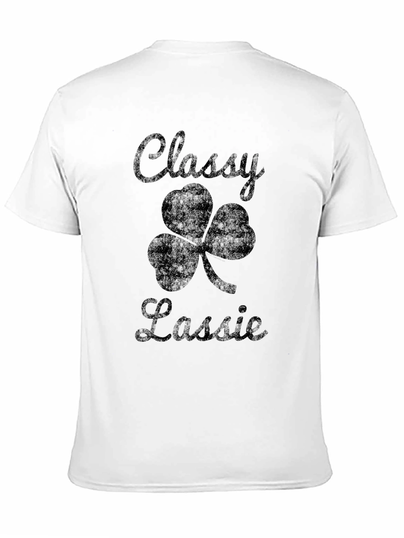Classy Lassie Shamrock Graphic T-Shirt