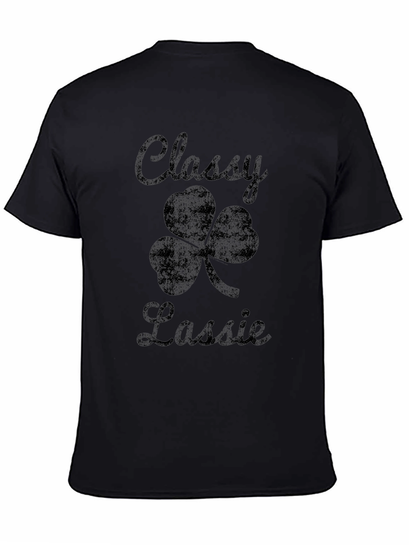 Classy Lassie Shamrock Graphic T-Shirt