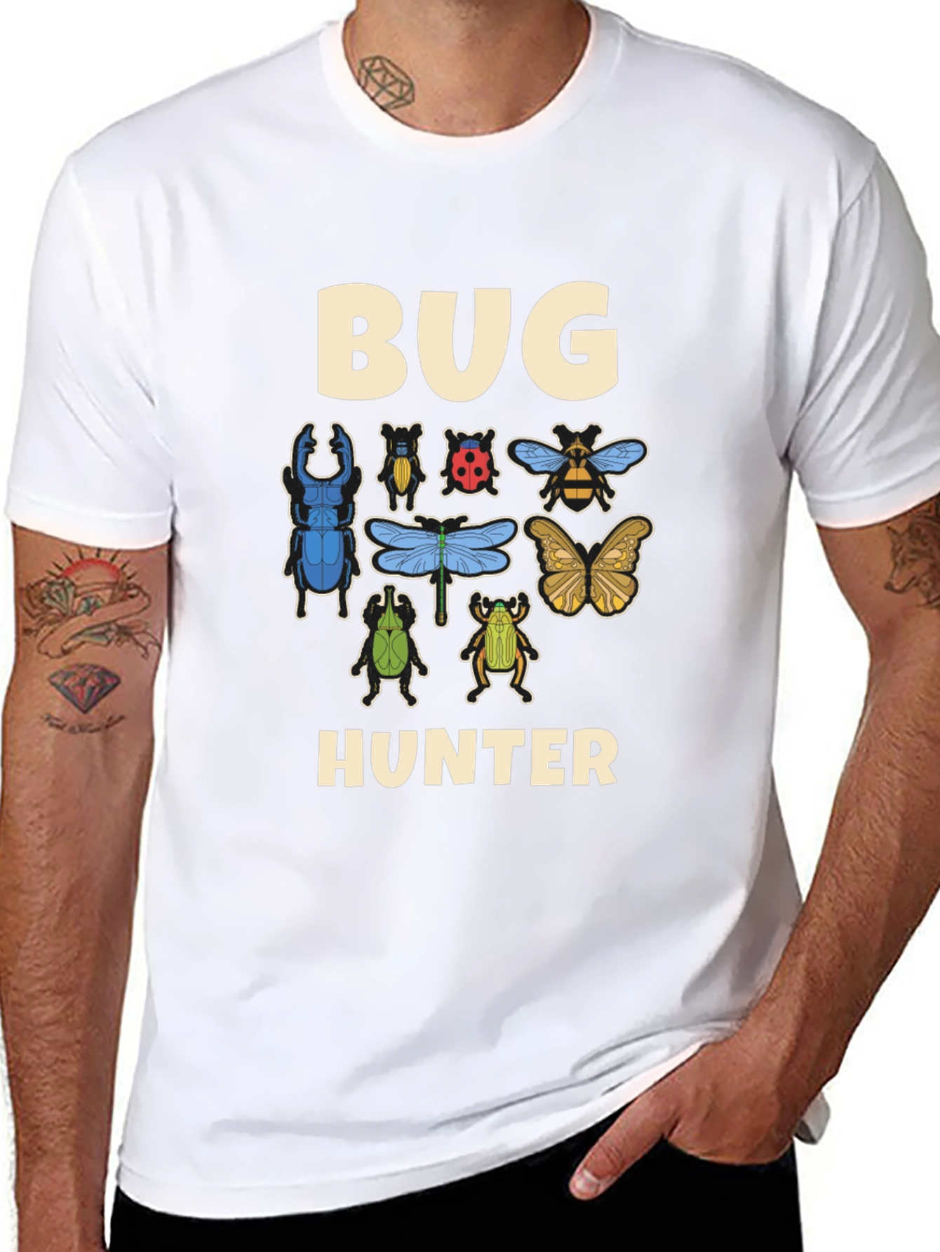 Bug Hunter Graphic Tee - Entomologist Shirt