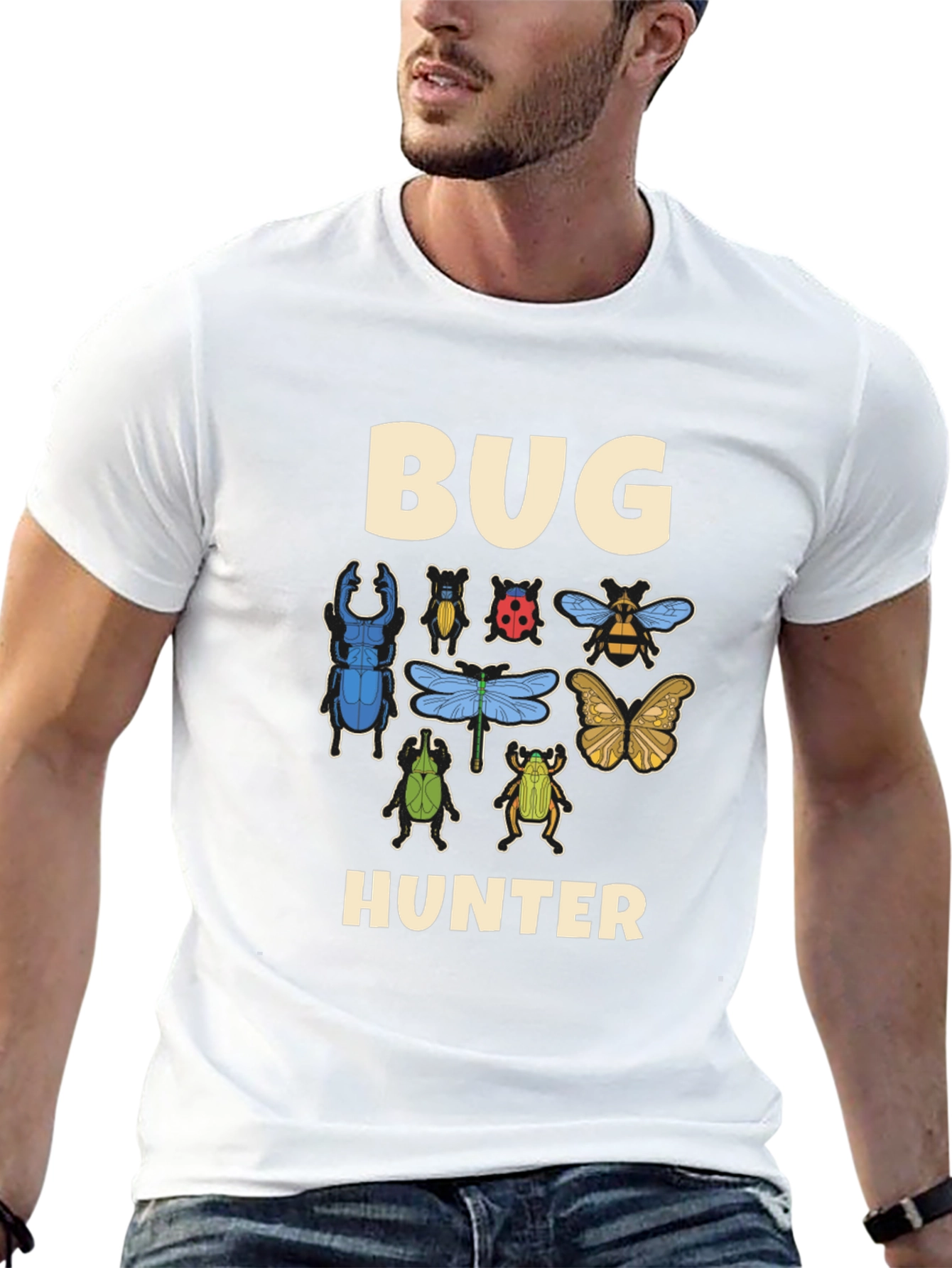 Bug Hunter Graphic Tee - Entomologist Shirt