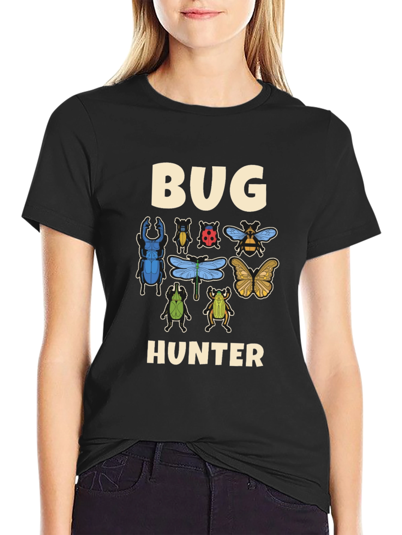 Bug Hunter Graphic Tee - Entomologist Shirt