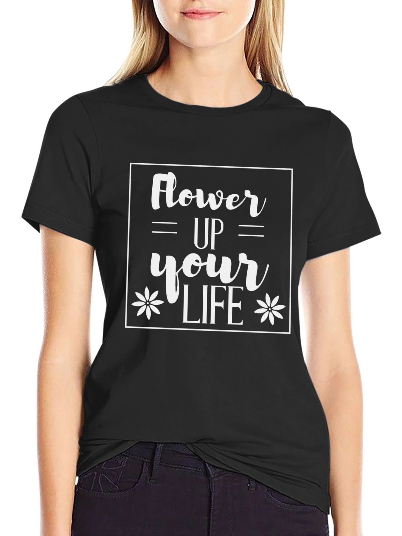 Flower Up Your Life Graphic Tee