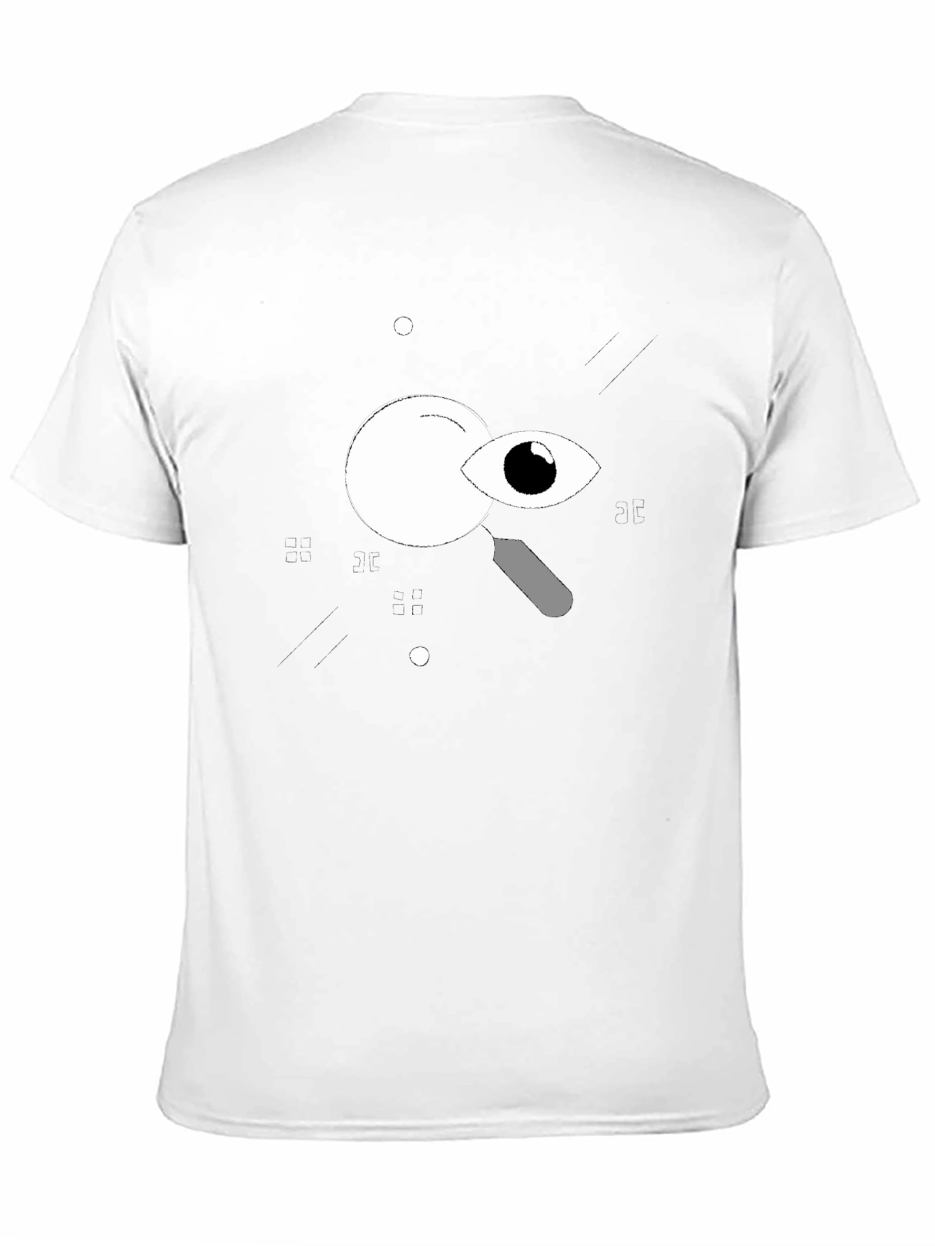 Eye See You Graphic Tee - Black Cotton T-Shirt