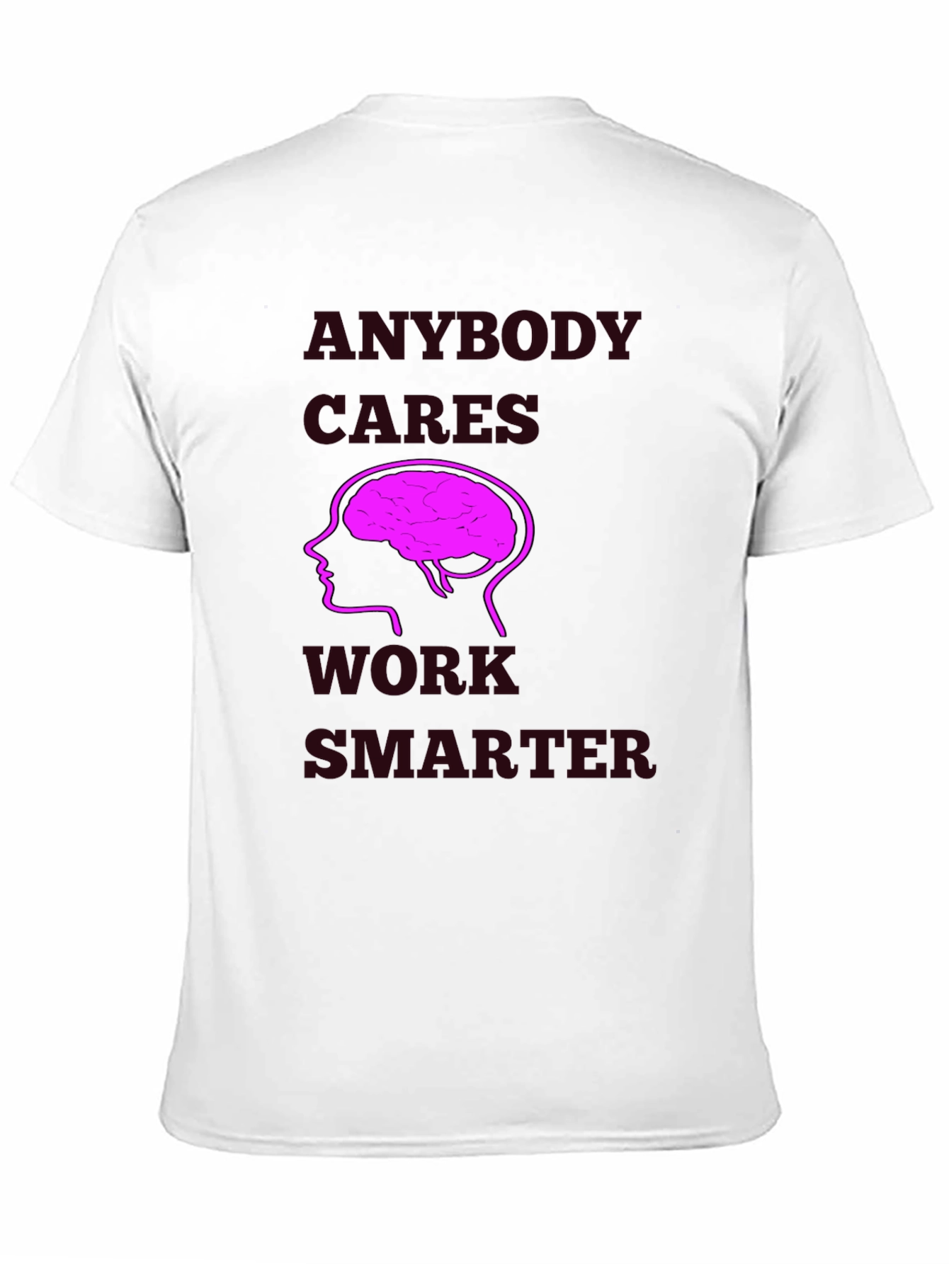 Work Smarter T-Shirt - Brain Graphic Tee