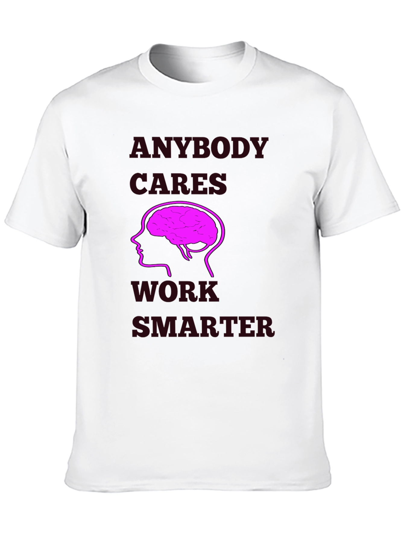 Work Smarter T-Shirt - Brain Graphic Tee