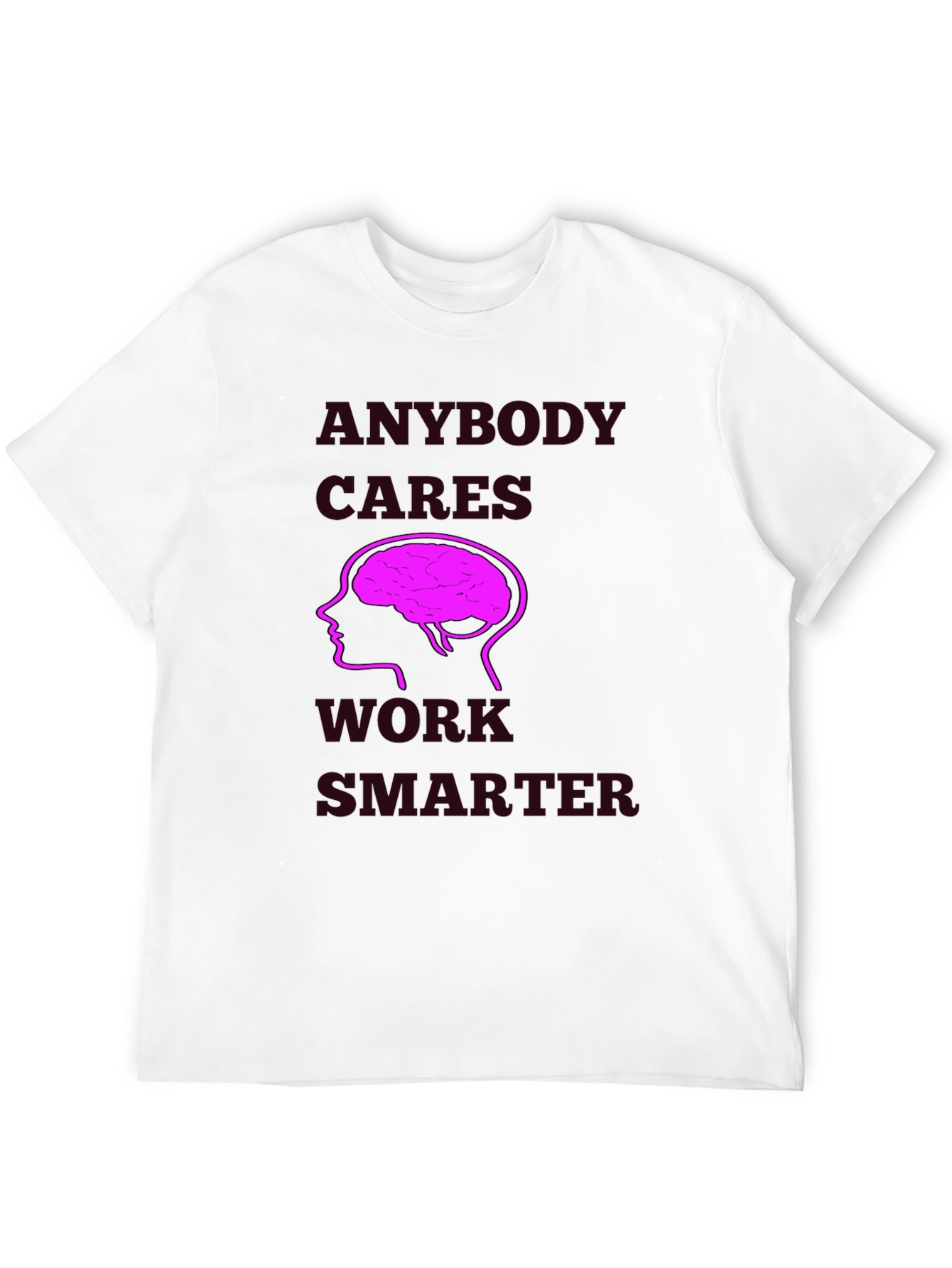 Work Smarter T-Shirt - Brain Graphic Tee