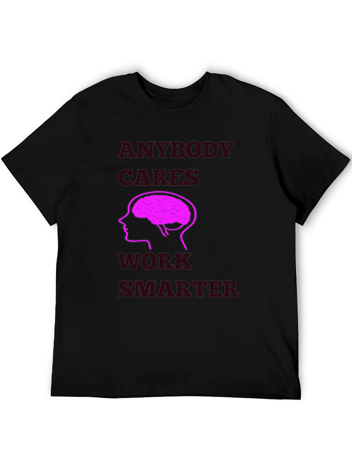 Work Smarter T-Shirt - Brain Graphic Tee
