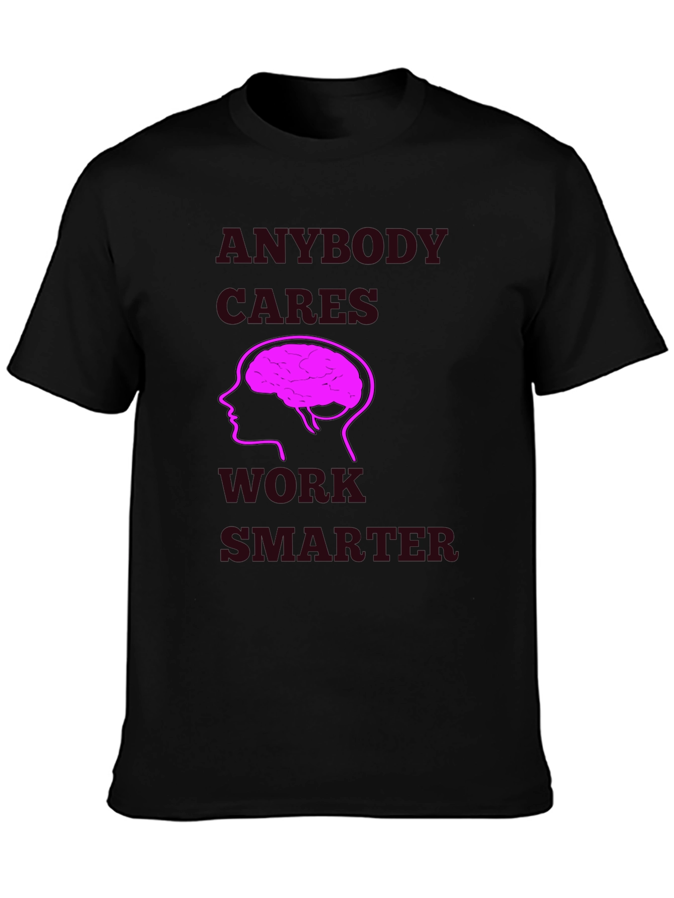 Work Smarter T-Shirt - Brain Graphic Tee
