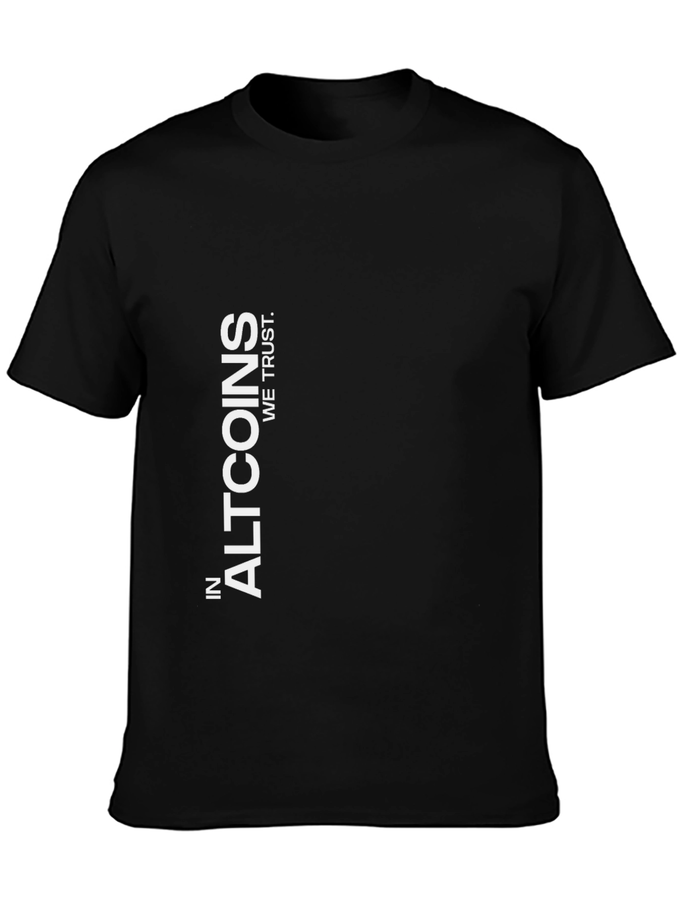 In Altcoins We Trust Black T-Shirt