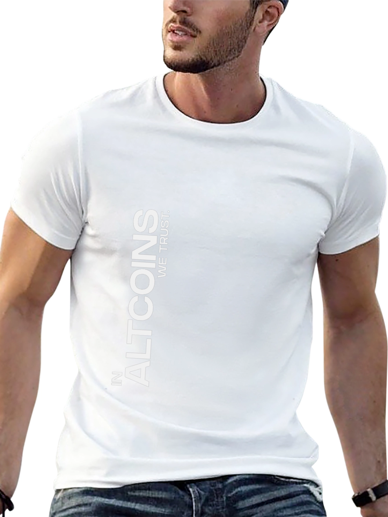 In Altcoins We Trust Black T-Shirt