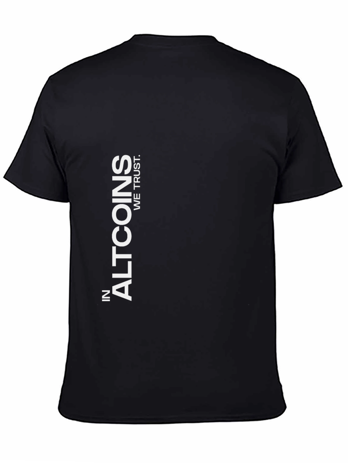 In Altcoins We Trust Black T-Shirt