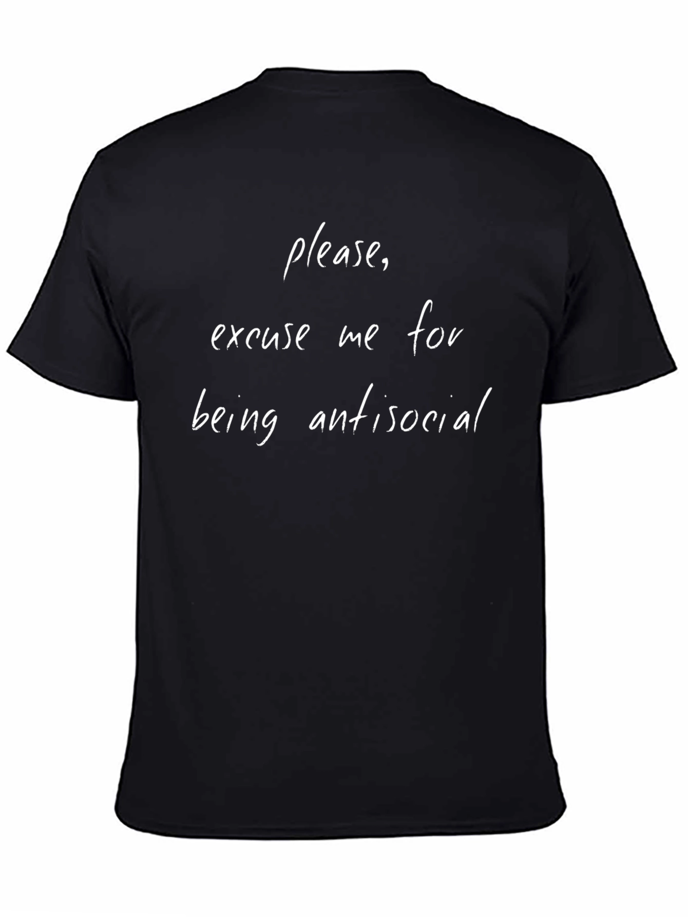Antisocial Graphic Tee - Black