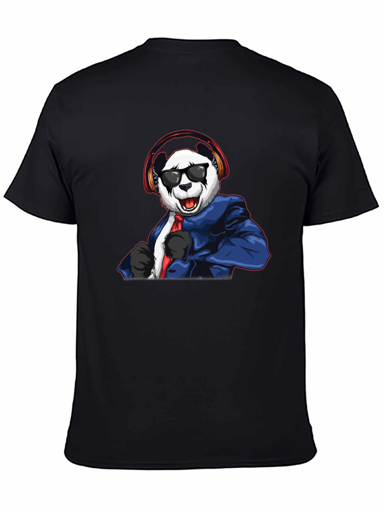 Cool Panda DJ Graphic T-Shirt