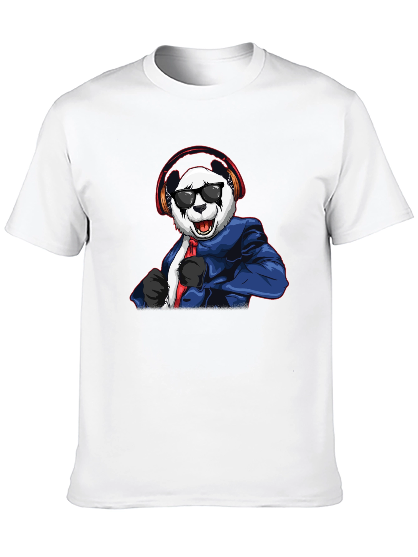 Cool Panda DJ Graphic T-Shirt