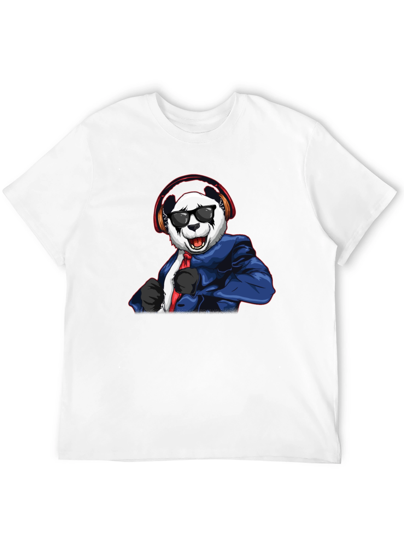 Cool Panda DJ Graphic T-Shirt