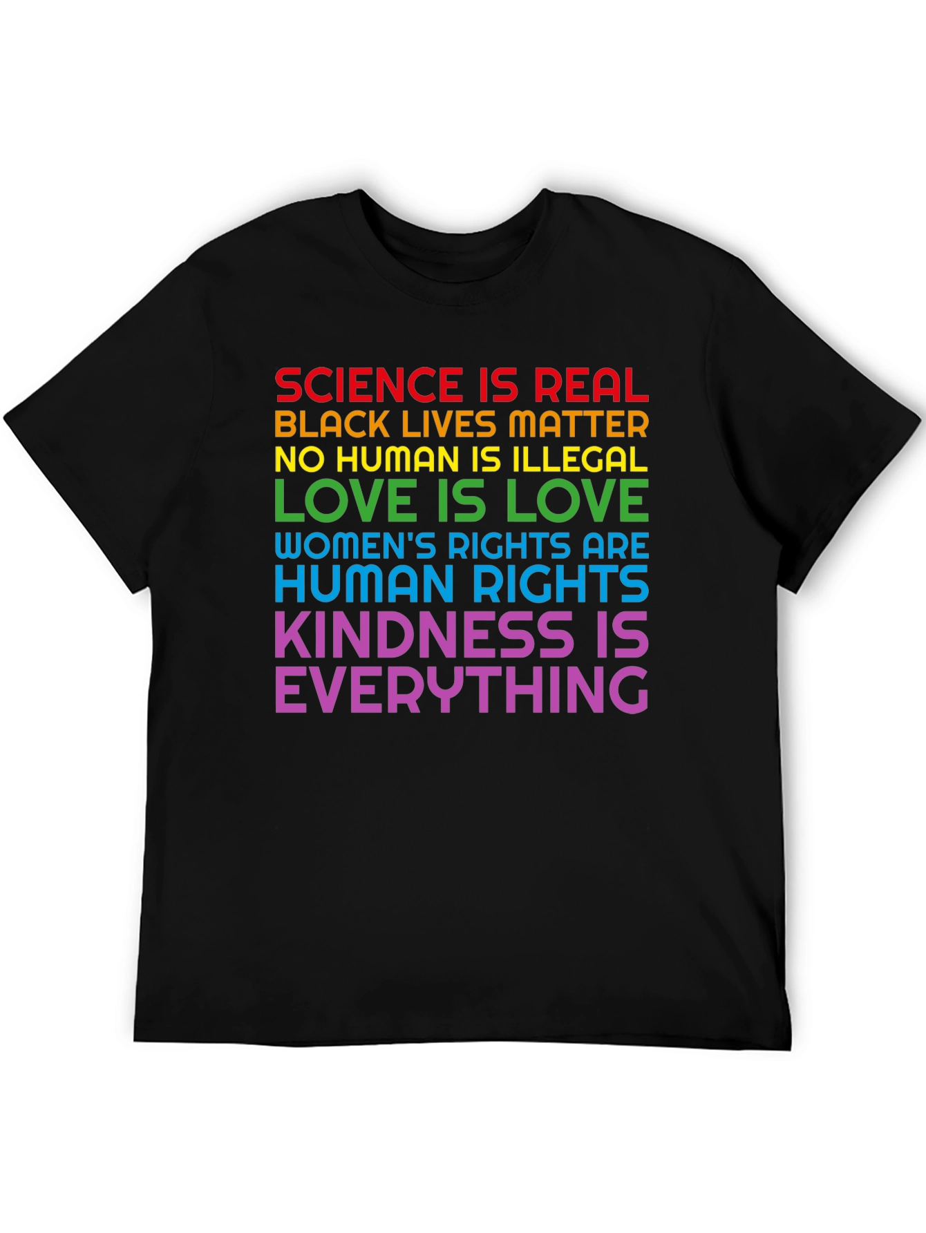Equality T-Shirt: Science is Real Love is Love