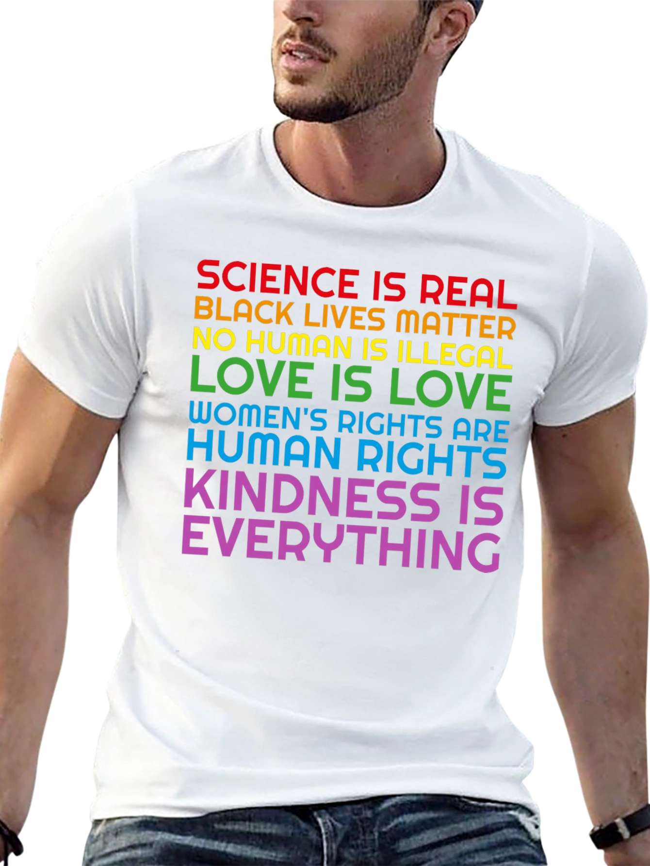 Equality T-Shirt: Science is Real Love is Love
