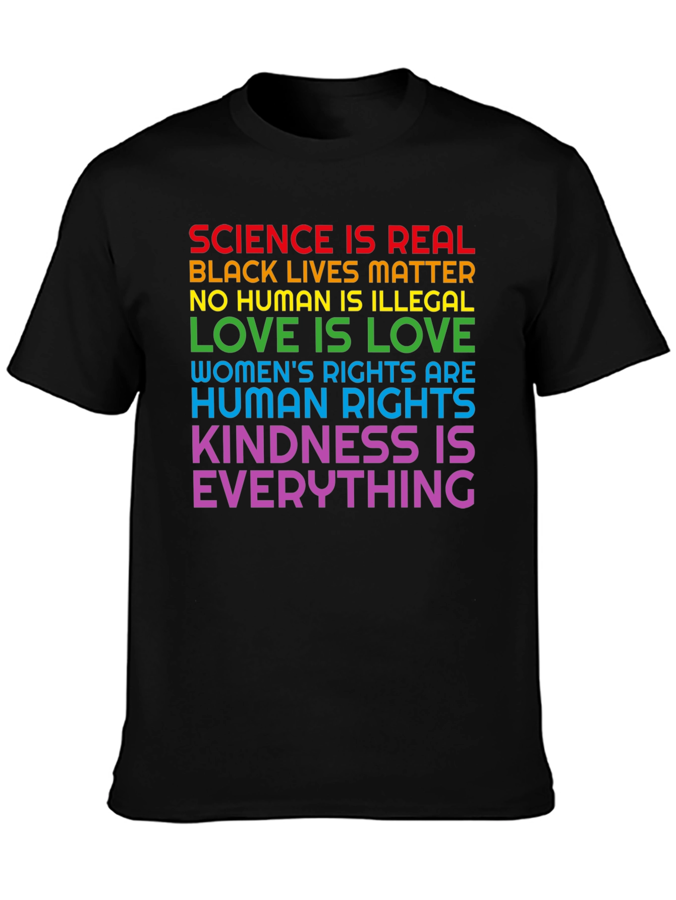 Equality T-Shirt: Science is Real Love is Love
