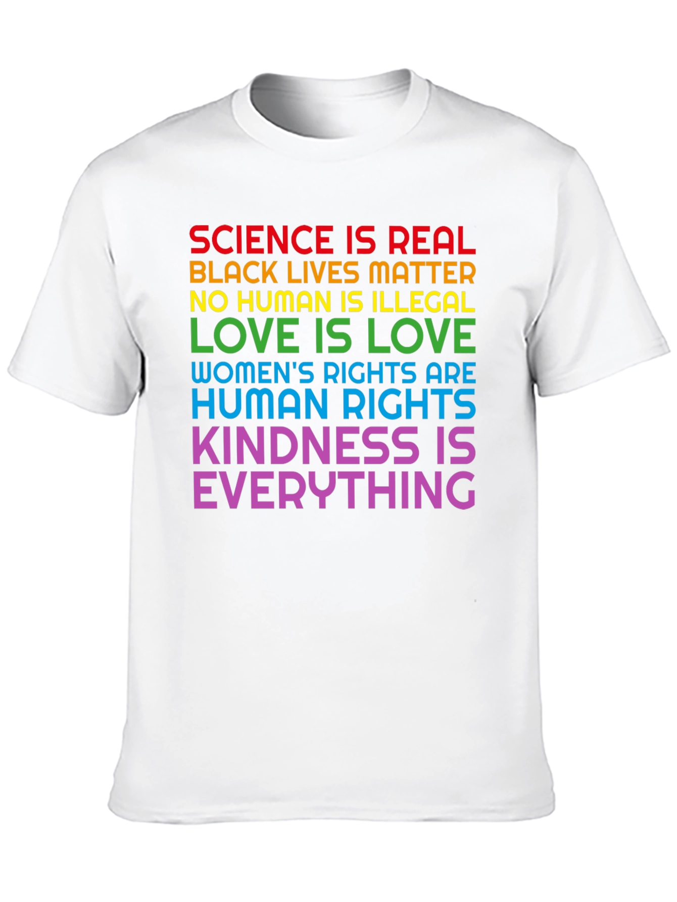 Equality T-Shirt: Science is Real Love is Love