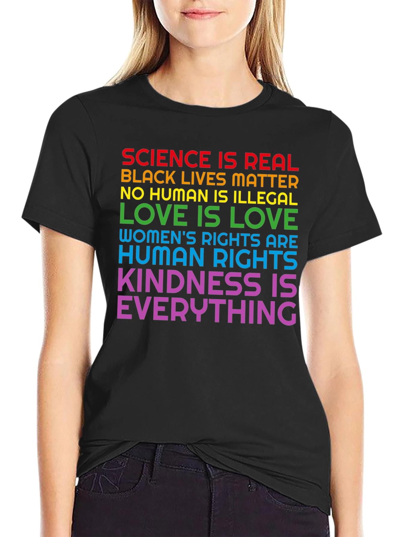 Equality T-Shirt: Science is Real Love is Love