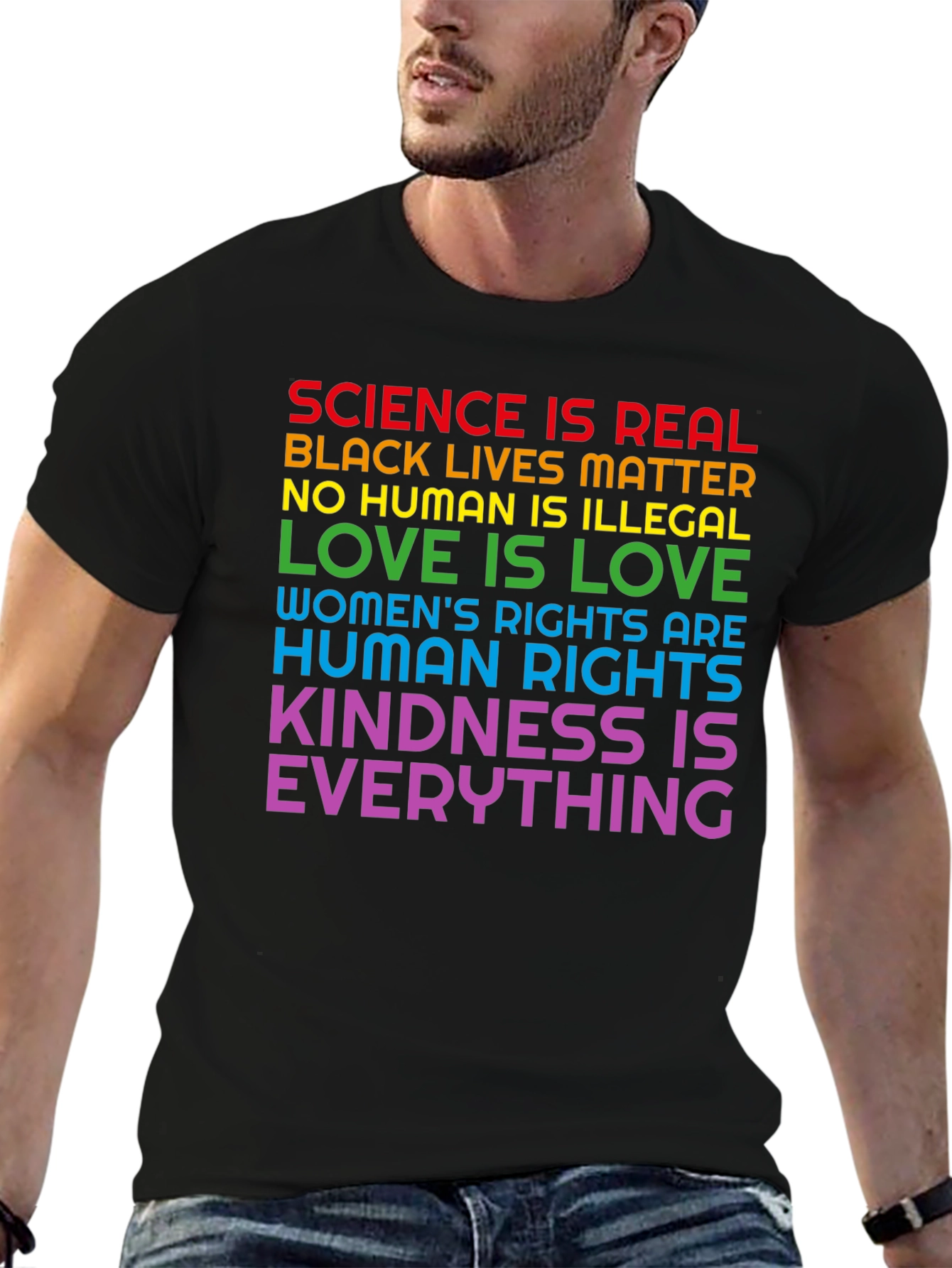 Equality T-Shirt: Science is Real Love is Love