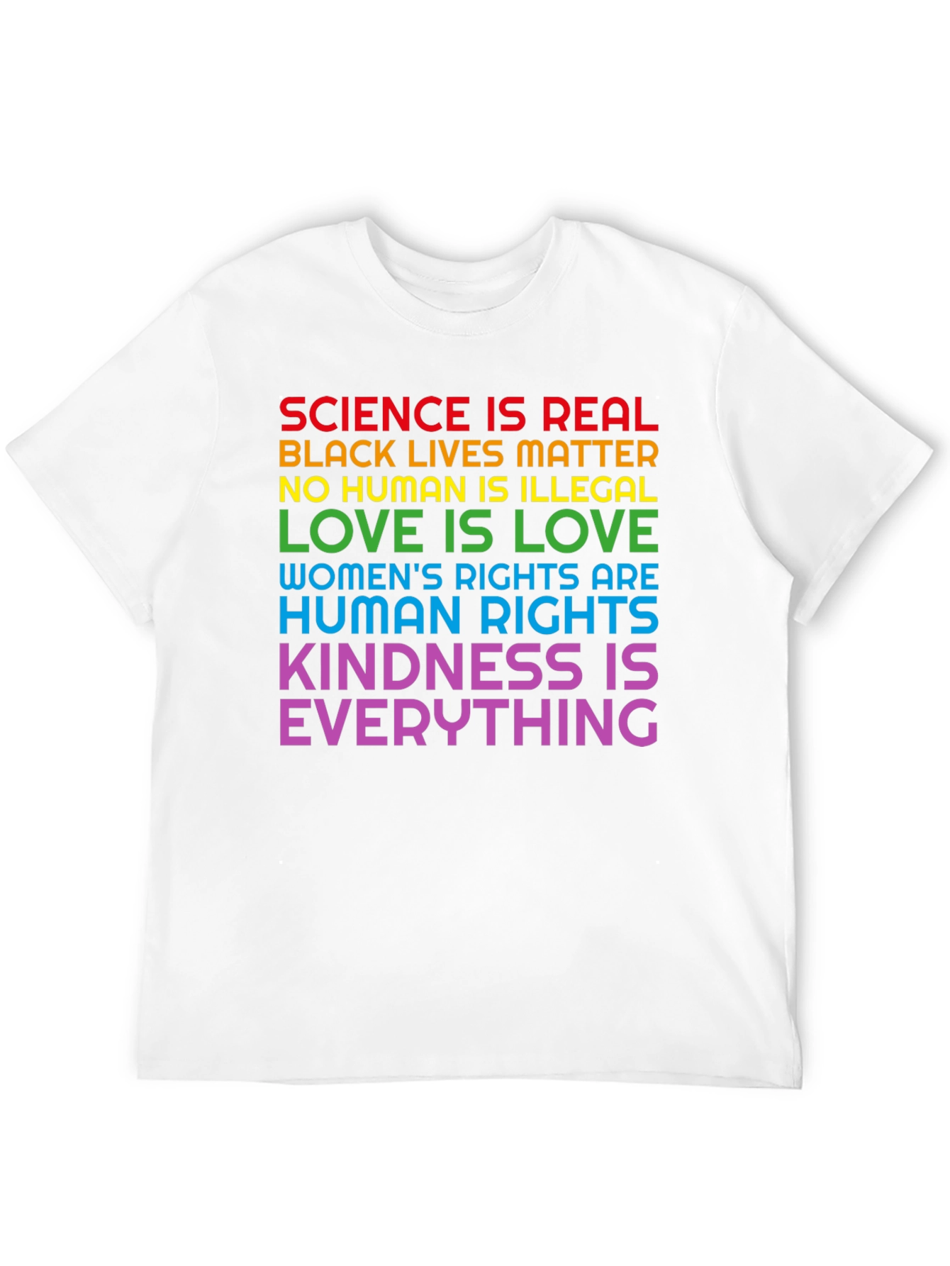 Equality T-Shirt: Science is Real Love is Love