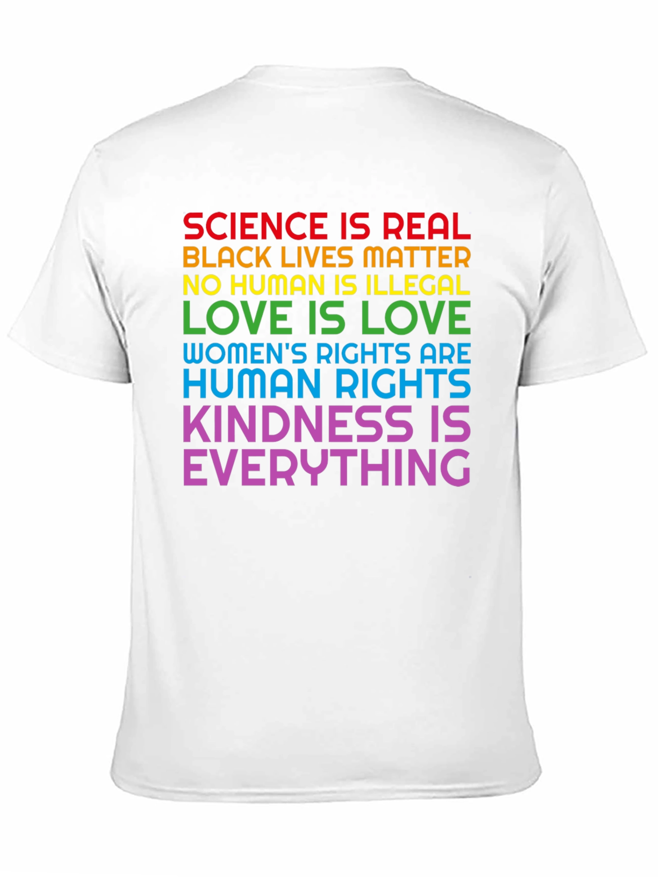 Equality T-Shirt: Science is Real Love is Love