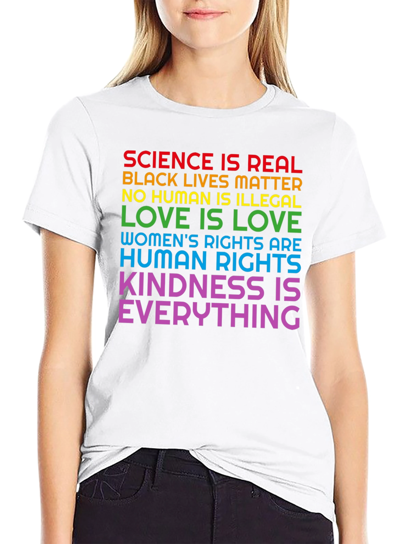 Equality T-Shirt: Science is Real Love is Love