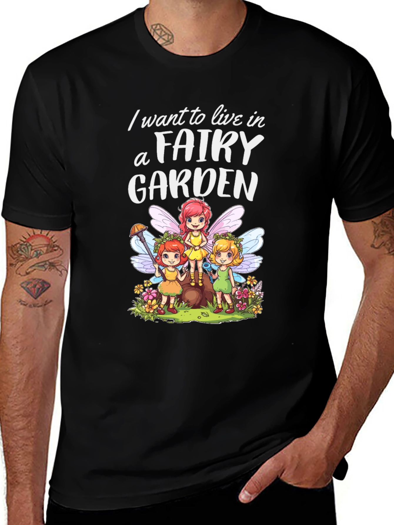 Fairy Garden Graphic Tee - Live The Dream!