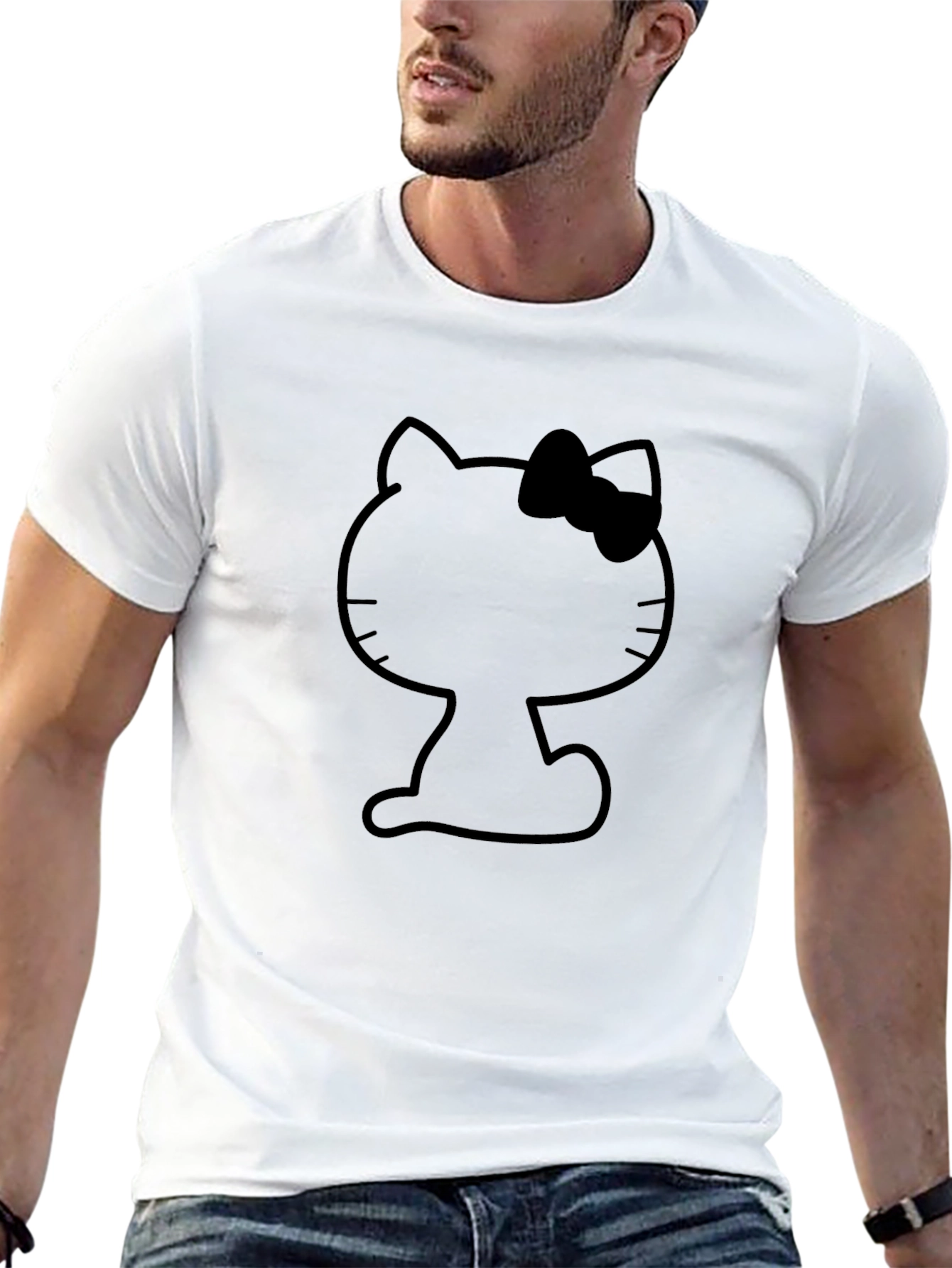 Hello Kitty Black Graphic T-Shirt