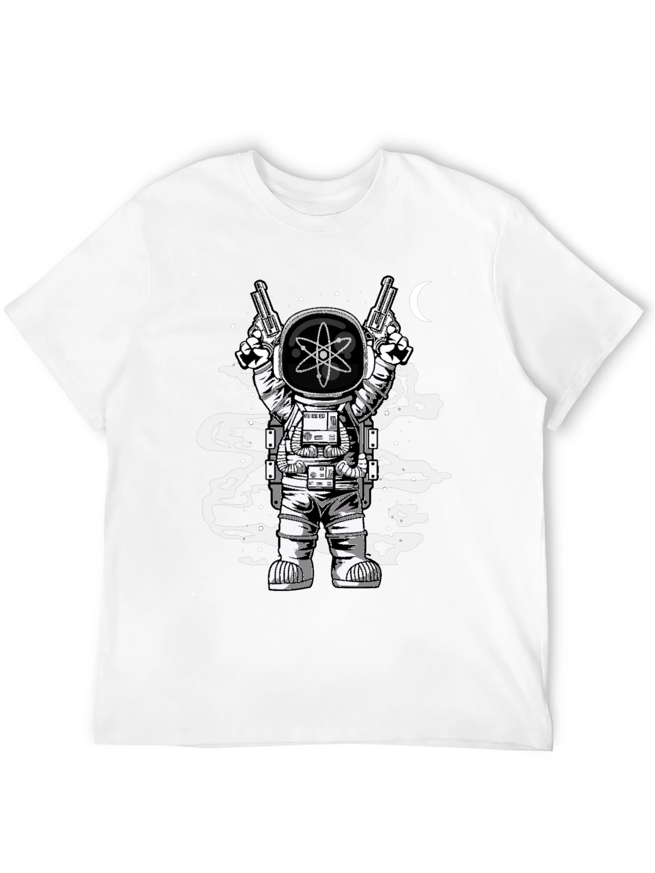Atomic Spaceman Graphic Tee - Black