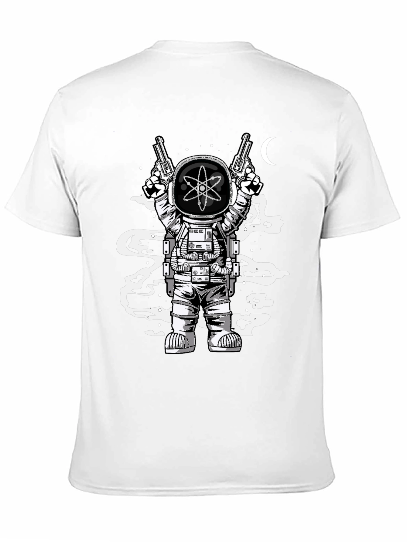Atomic Spaceman Graphic Tee - Black